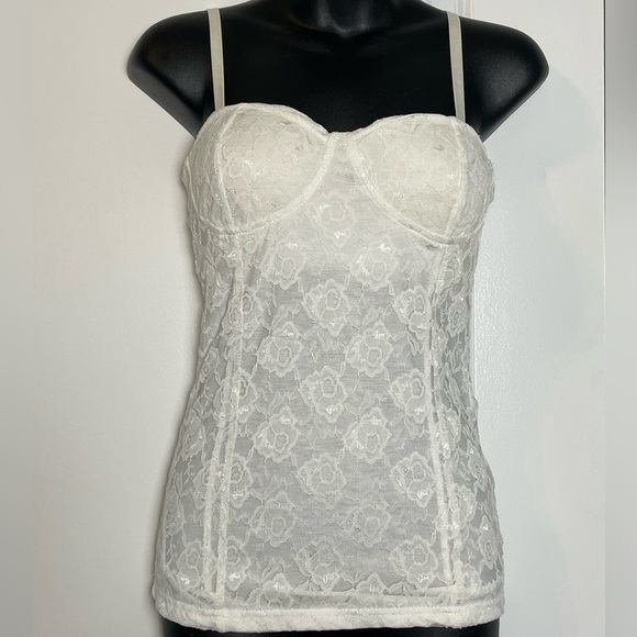 White Lace Camisole - Picture 1 of 8